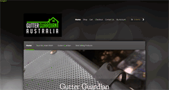 Desktop Screenshot of gutterguardianaustralia.com.au