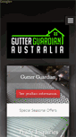 Mobile Screenshot of gutterguardianaustralia.com.au